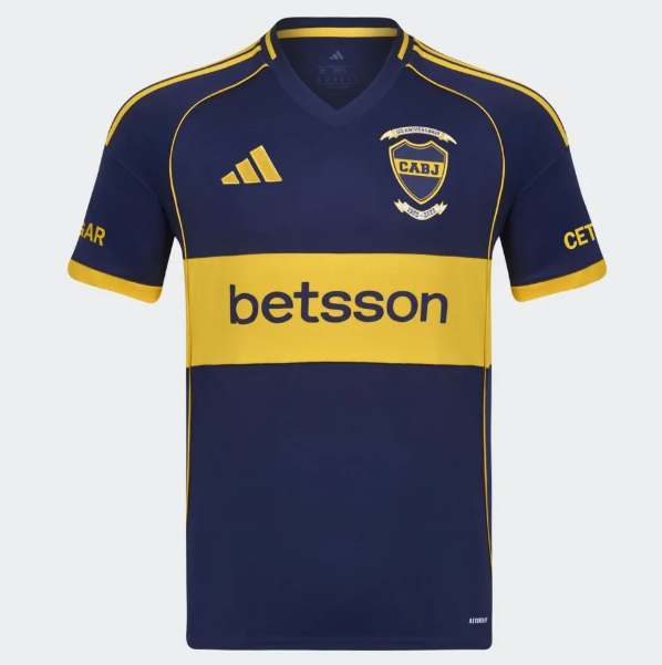 2025-26 Boca Juniors Home Soccer Jersey Shirt